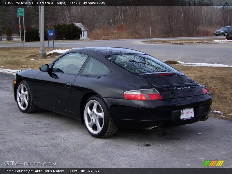 Black / Graphite Grey 1999 Porsche 911 Carrera 4 Coupe