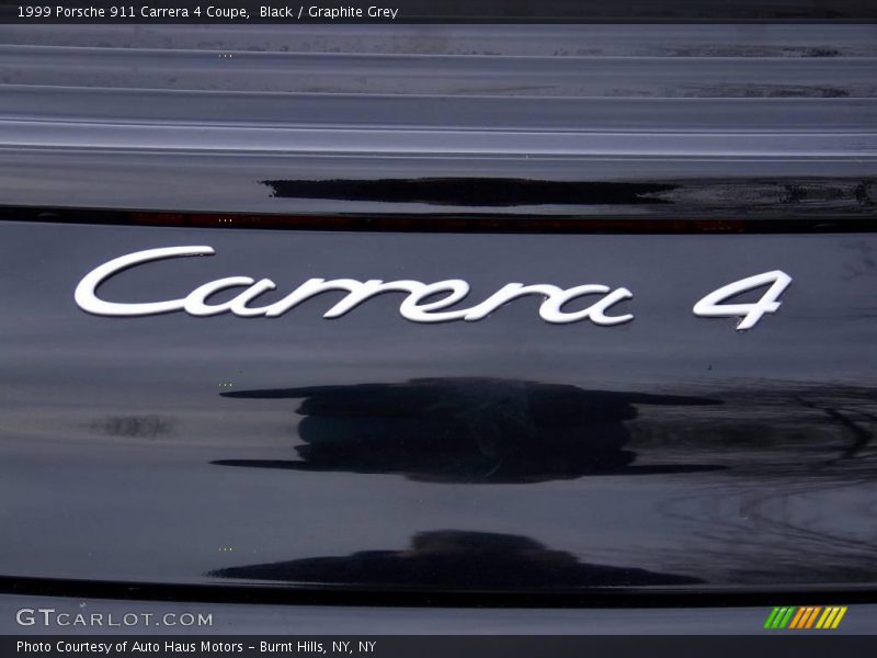 Black / Graphite Grey 1999 Porsche 911 Carrera 4 Coupe