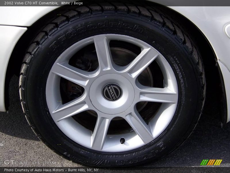 White / Beige 2002 Volvo C70 HT Convertible