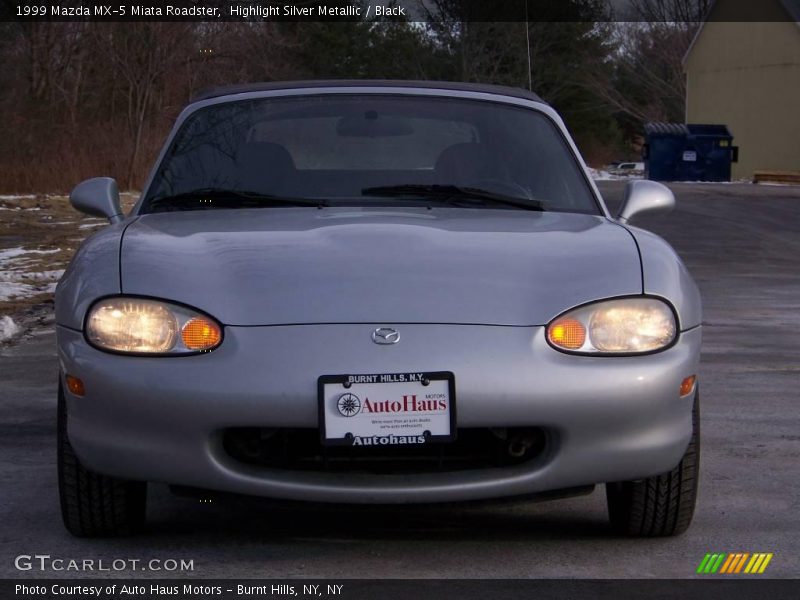 Highlight Silver Metallic / Black 1999 Mazda MX-5 Miata Roadster