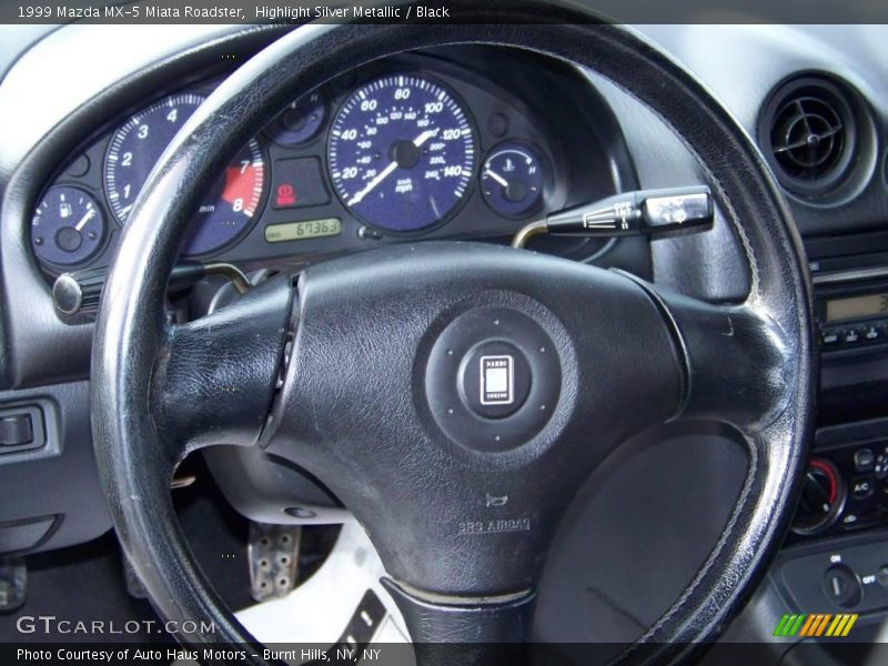Highlight Silver Metallic / Black 1999 Mazda MX-5 Miata Roadster