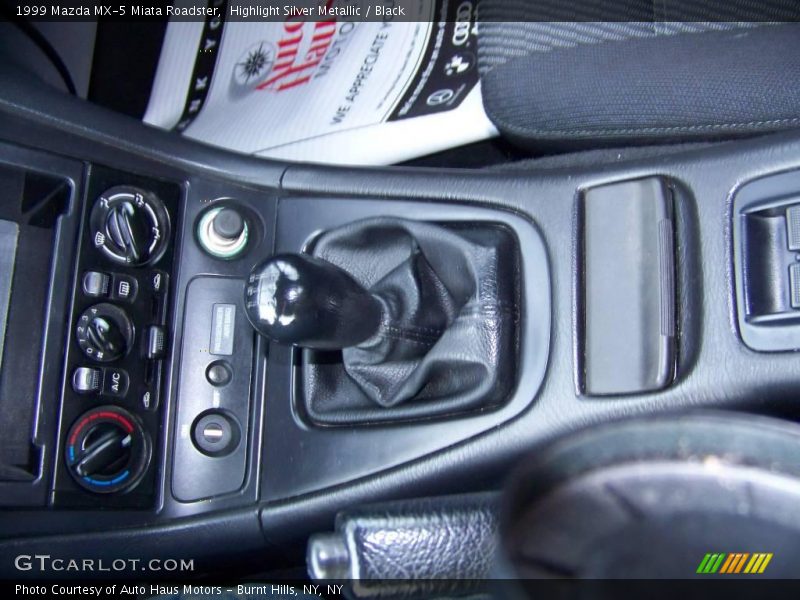 Highlight Silver Metallic / Black 1999 Mazda MX-5 Miata Roadster