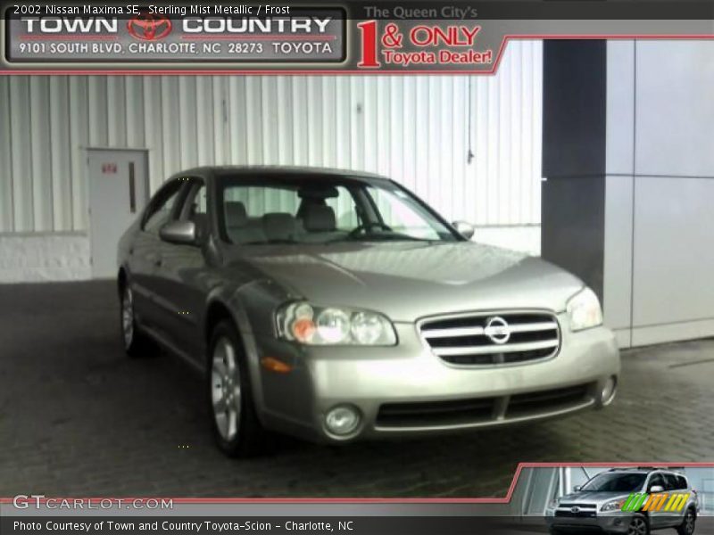 Sterling Mist Metallic / Frost 2002 Nissan Maxima SE