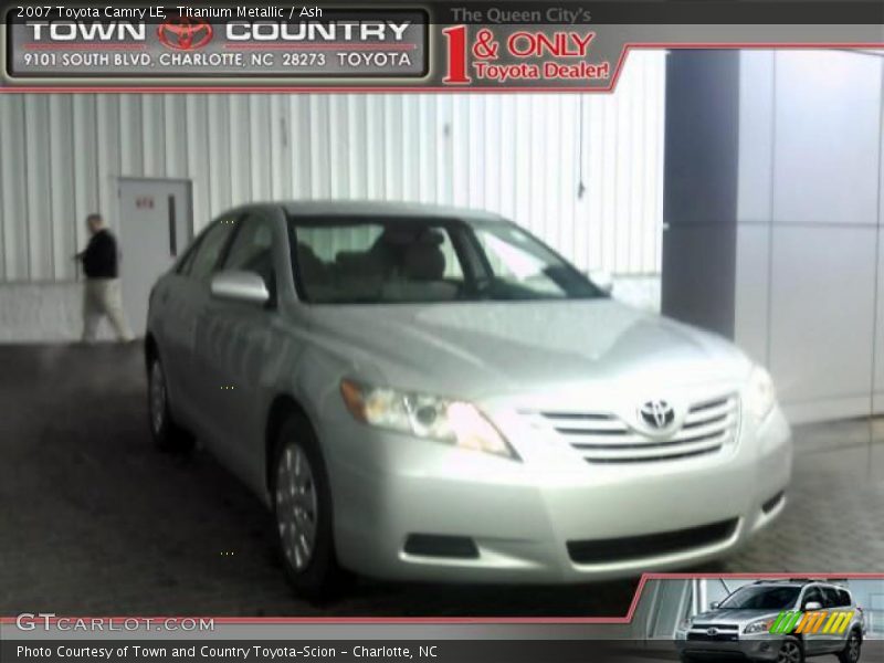 Titanium Metallic / Ash 2007 Toyota Camry LE