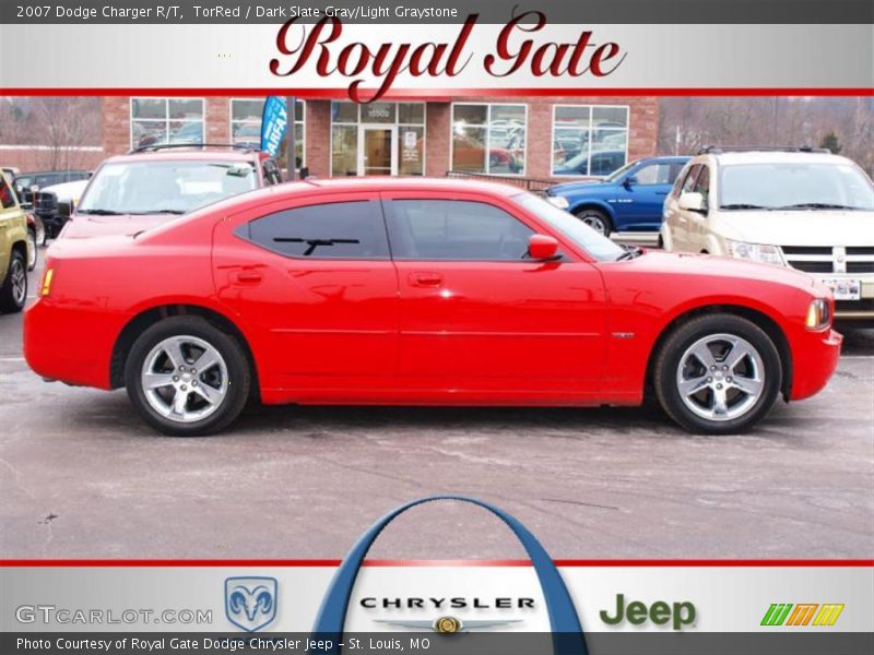 TorRed / Dark Slate Gray/Light Graystone 2007 Dodge Charger R/T