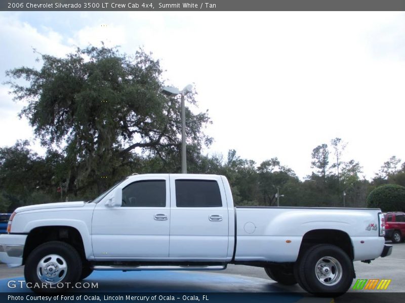 Summit White / Tan 2006 Chevrolet Silverado 3500 LT Crew Cab 4x4
