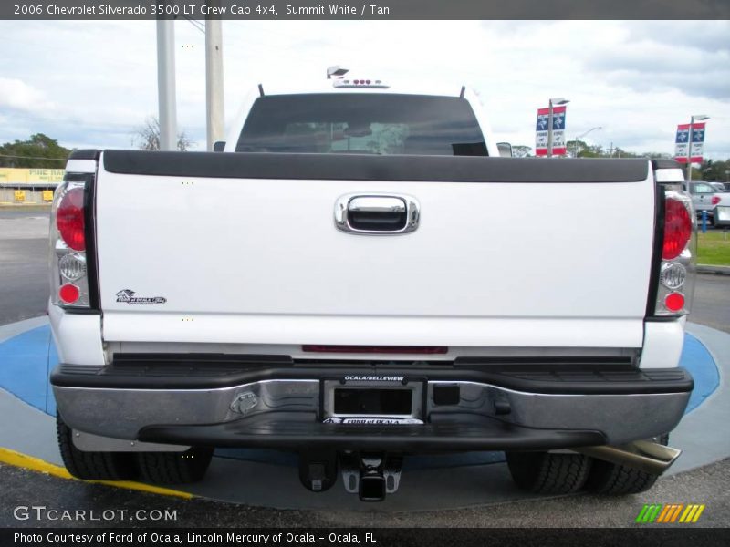 Summit White / Tan 2006 Chevrolet Silverado 3500 LT Crew Cab 4x4