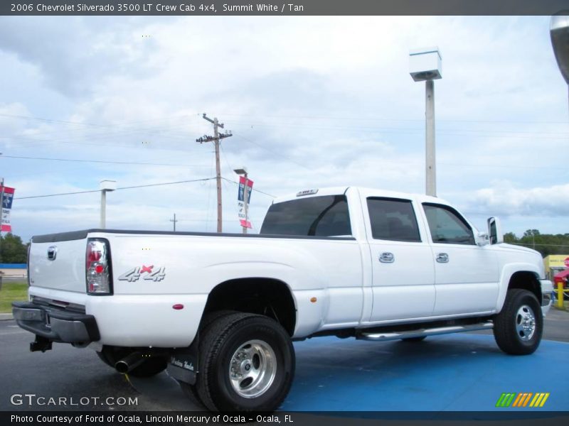 Summit White / Tan 2006 Chevrolet Silverado 3500 LT Crew Cab 4x4