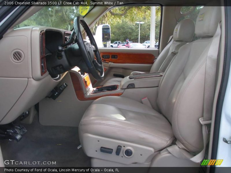 Summit White / Tan 2006 Chevrolet Silverado 3500 LT Crew Cab 4x4