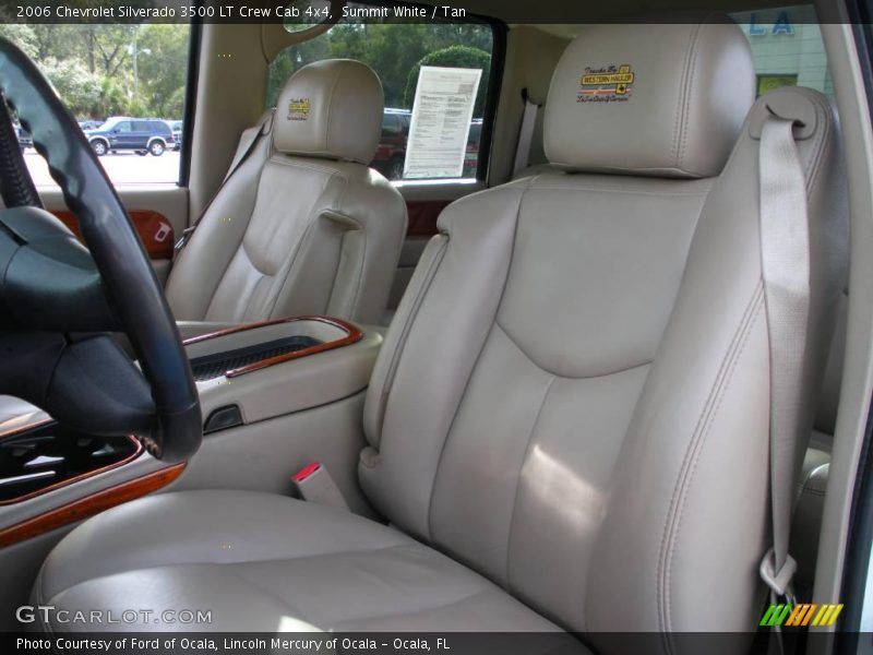 Summit White / Tan 2006 Chevrolet Silverado 3500 LT Crew Cab 4x4