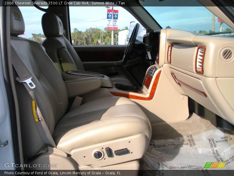 Summit White / Tan 2006 Chevrolet Silverado 3500 LT Crew Cab 4x4