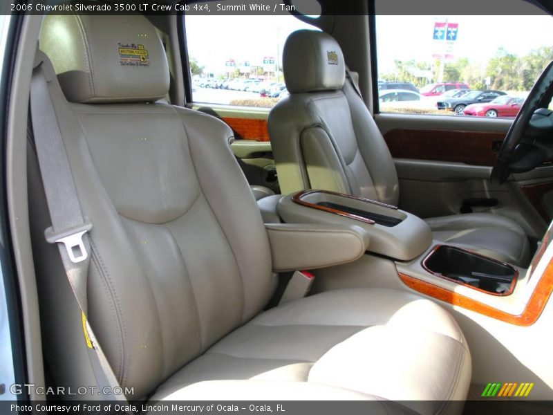 Summit White / Tan 2006 Chevrolet Silverado 3500 LT Crew Cab 4x4