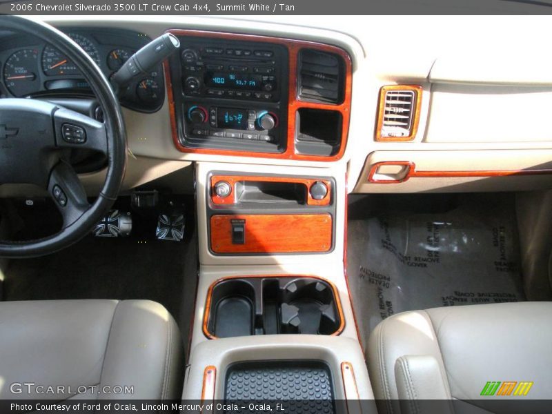 Summit White / Tan 2006 Chevrolet Silverado 3500 LT Crew Cab 4x4