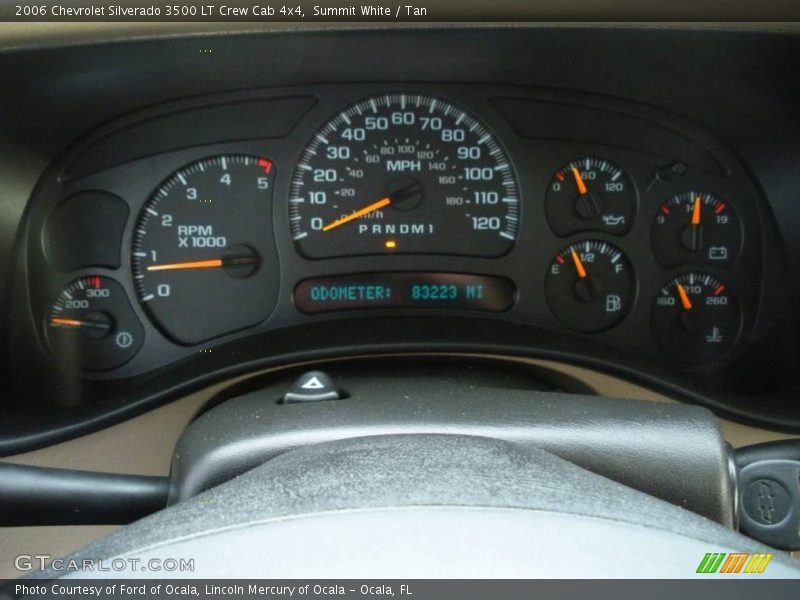 Summit White / Tan 2006 Chevrolet Silverado 3500 LT Crew Cab 4x4