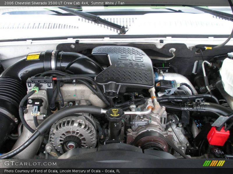 Summit White / Tan 2006 Chevrolet Silverado 3500 LT Crew Cab 4x4