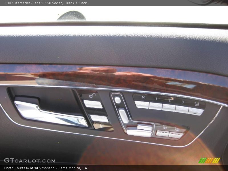 Black / Black 2007 Mercedes-Benz S 550 Sedan