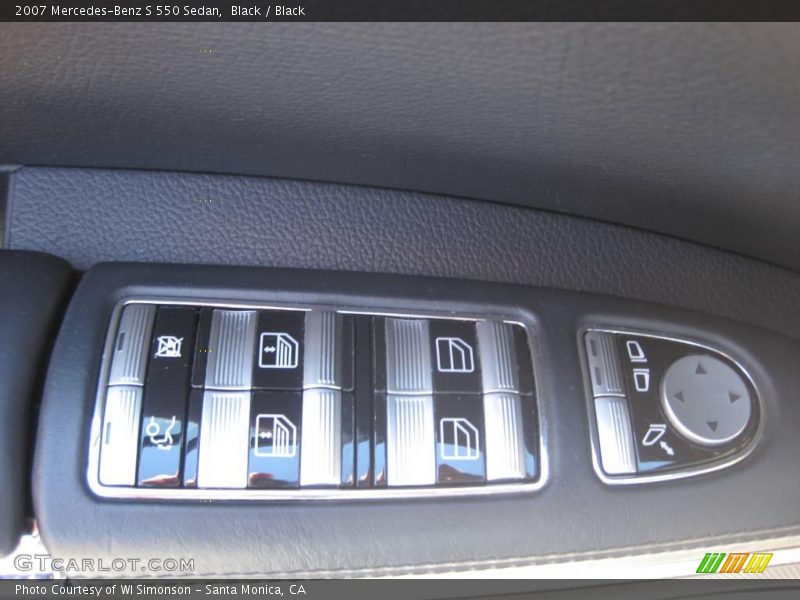 Black / Black 2007 Mercedes-Benz S 550 Sedan