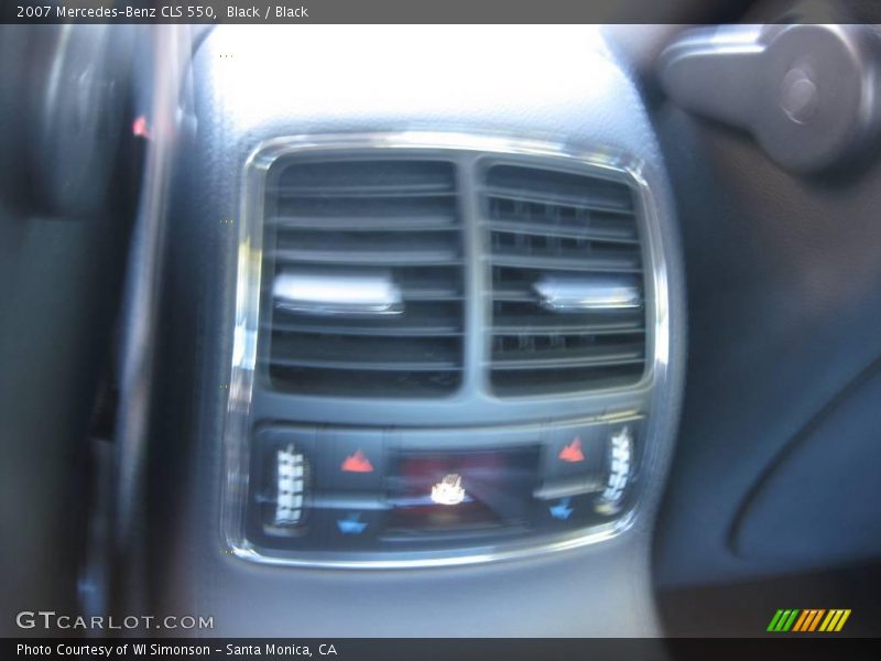 Black / Black 2007 Mercedes-Benz CLS 550