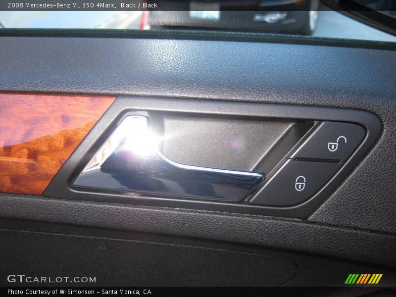 Black / Black 2008 Mercedes-Benz ML 350 4Matic