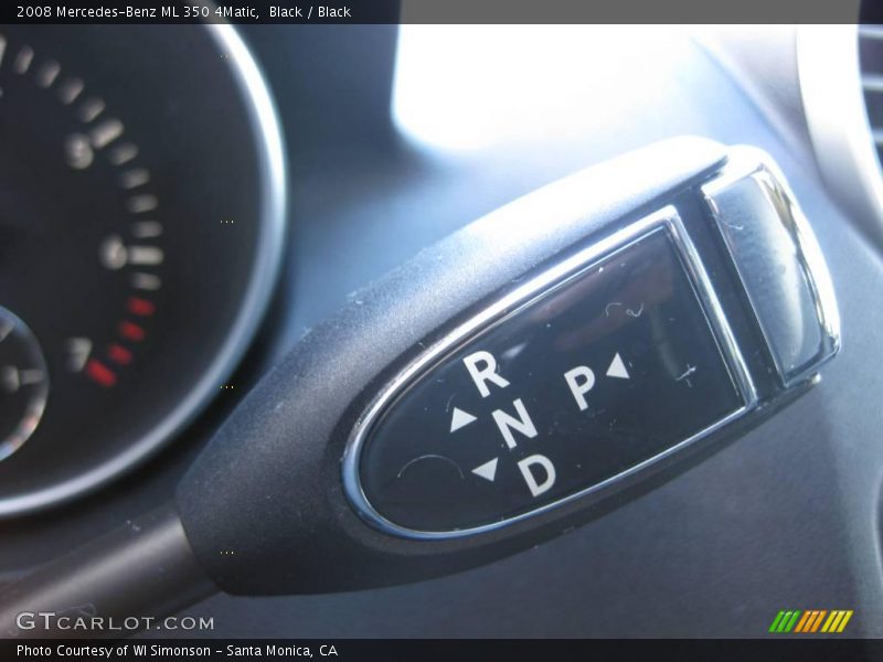 Black / Black 2008 Mercedes-Benz ML 350 4Matic