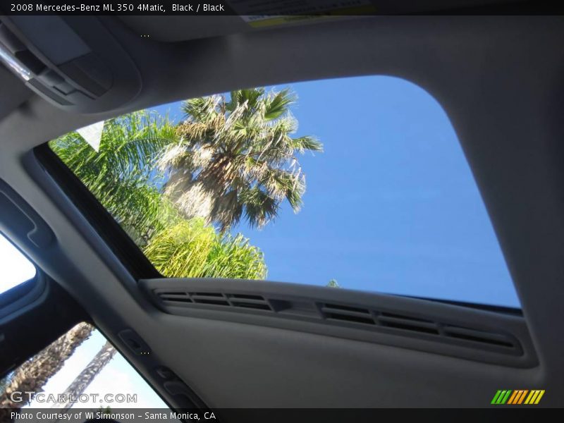 Black / Black 2008 Mercedes-Benz ML 350 4Matic