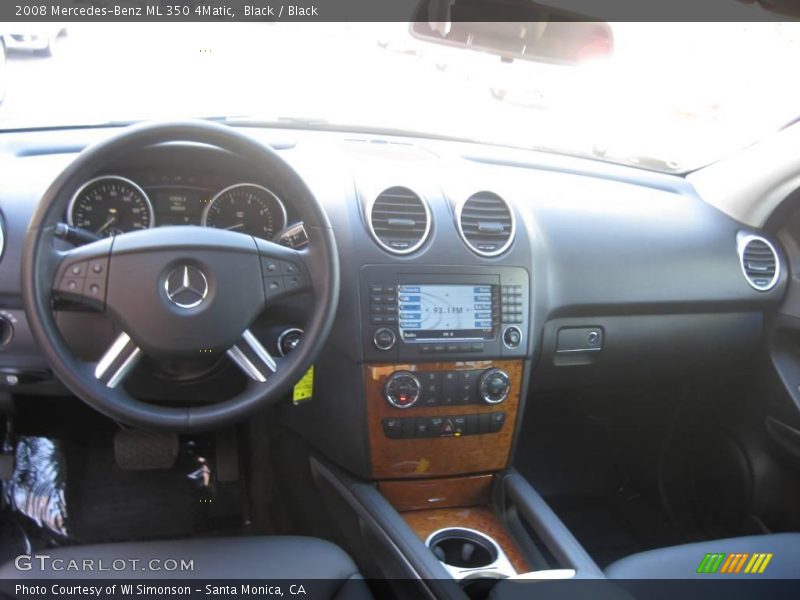 Black / Black 2008 Mercedes-Benz ML 350 4Matic