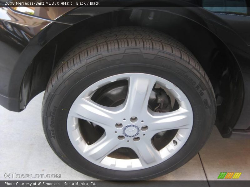 Black / Black 2008 Mercedes-Benz ML 350 4Matic
