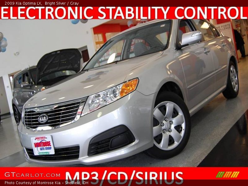 Bright Silver / Gray 2009 Kia Optima LX