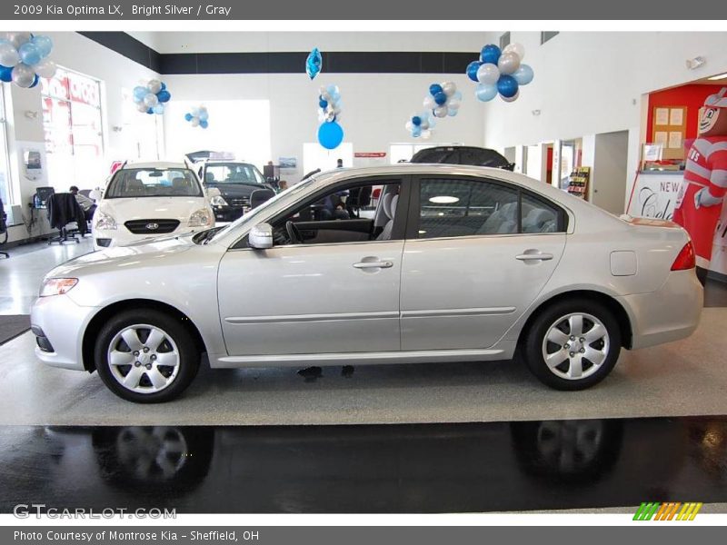 Bright Silver / Gray 2009 Kia Optima LX