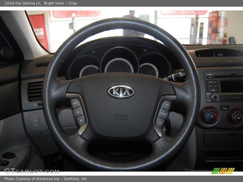 Bright Silver / Gray 2009 Kia Optima LX