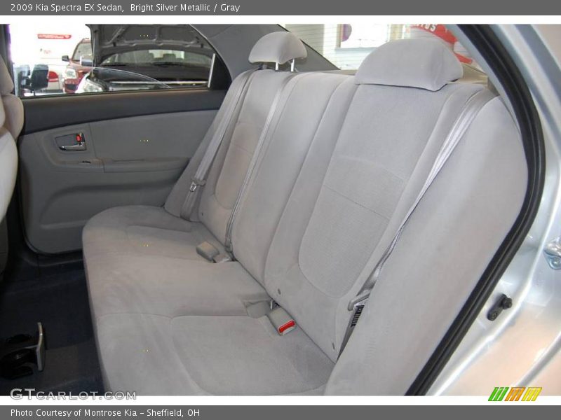 Bright Silver Metallic / Gray 2009 Kia Spectra EX Sedan