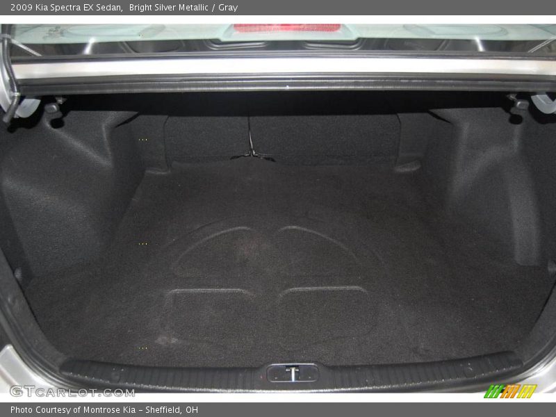 Bright Silver Metallic / Gray 2009 Kia Spectra EX Sedan