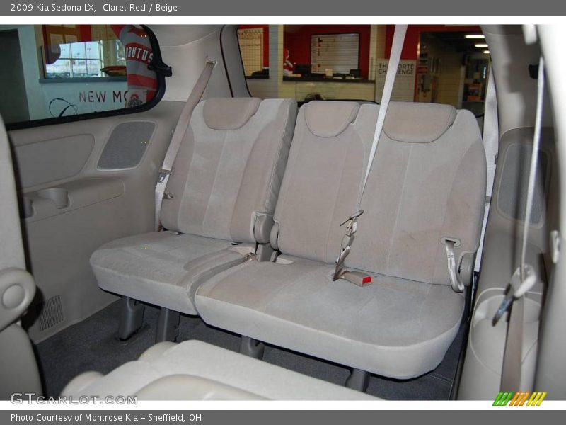 Claret Red / Beige 2009 Kia Sedona LX