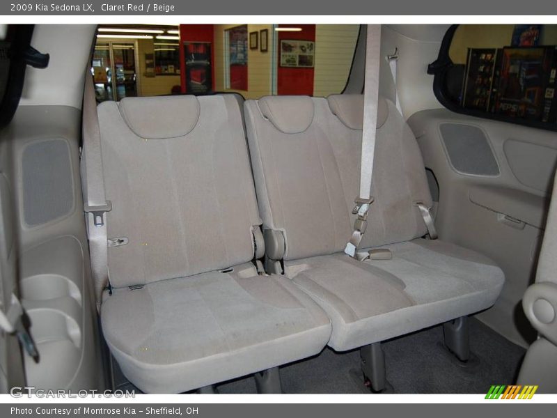 Claret Red / Beige 2009 Kia Sedona LX