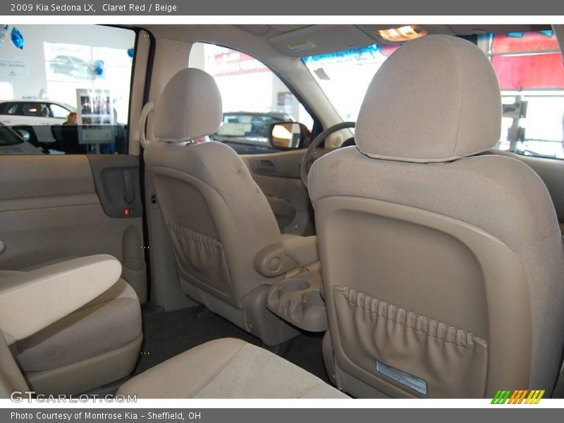 Claret Red / Beige 2009 Kia Sedona LX
