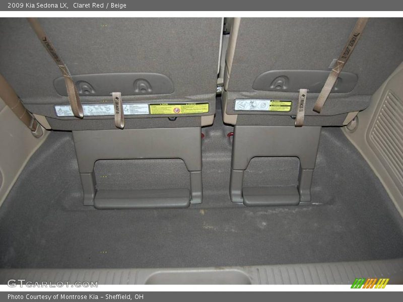 Claret Red / Beige 2009 Kia Sedona LX