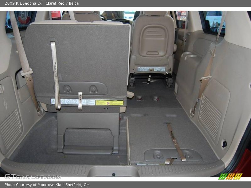 Claret Red / Beige 2009 Kia Sedona LX