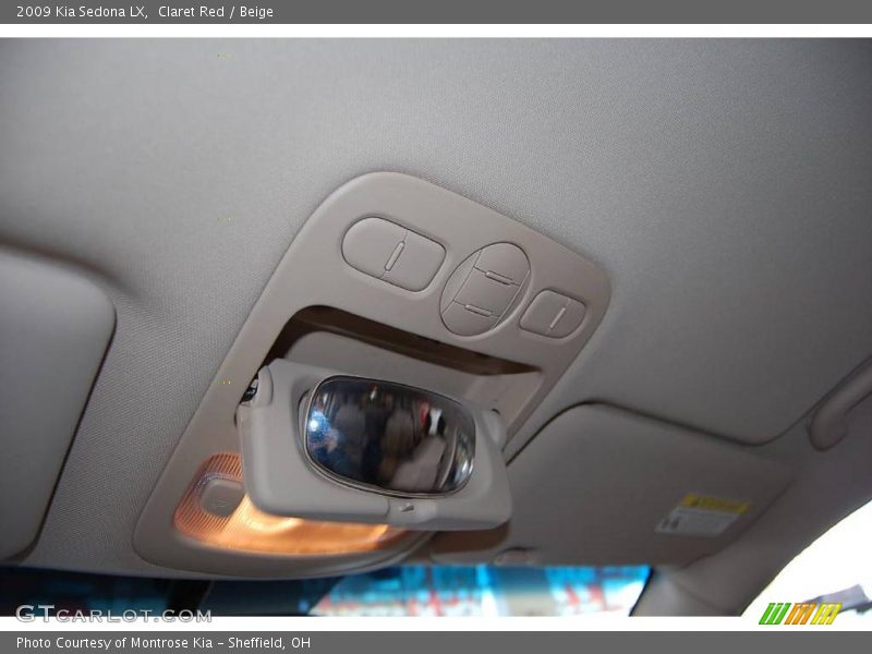 Claret Red / Beige 2009 Kia Sedona LX