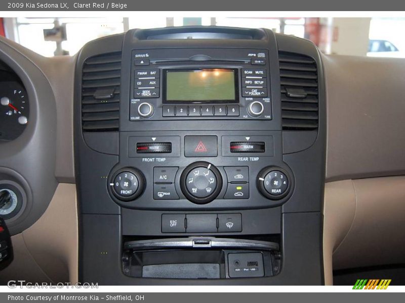 Claret Red / Beige 2009 Kia Sedona LX