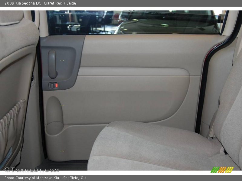 Claret Red / Beige 2009 Kia Sedona LX