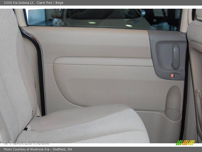 Claret Red / Beige 2009 Kia Sedona LX