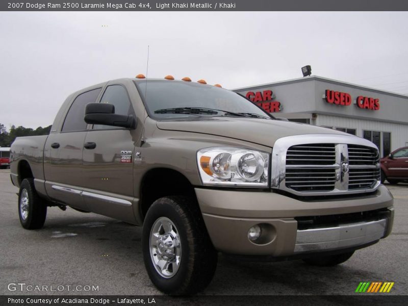 Light Khaki Metallic / Khaki 2007 Dodge Ram 2500 Laramie Mega Cab 4x4
