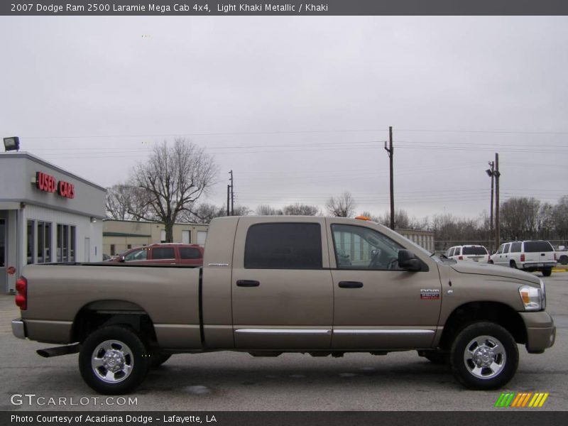 Light Khaki Metallic / Khaki 2007 Dodge Ram 2500 Laramie Mega Cab 4x4