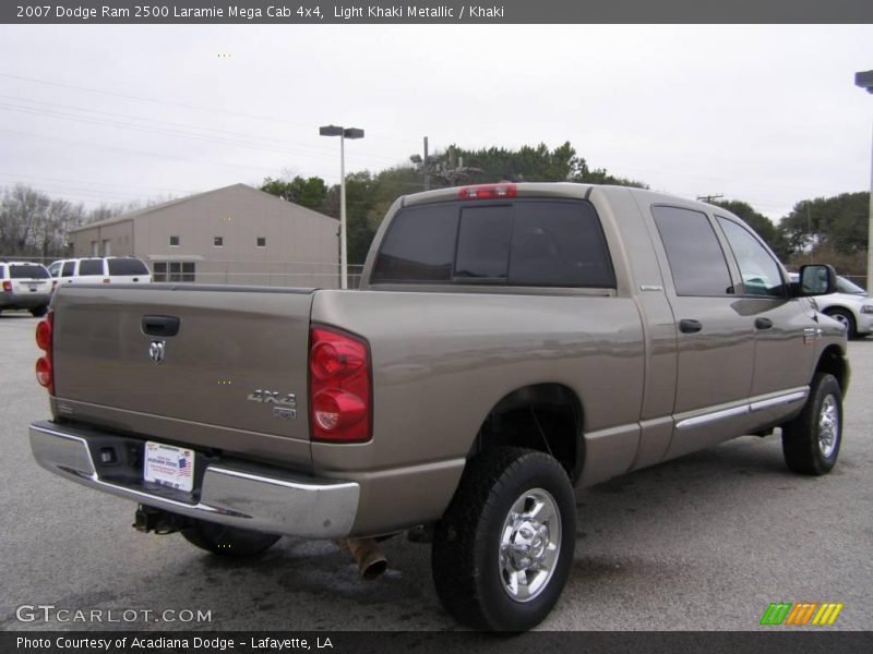 Light Khaki Metallic / Khaki 2007 Dodge Ram 2500 Laramie Mega Cab 4x4