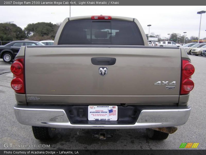Light Khaki Metallic / Khaki 2007 Dodge Ram 2500 Laramie Mega Cab 4x4