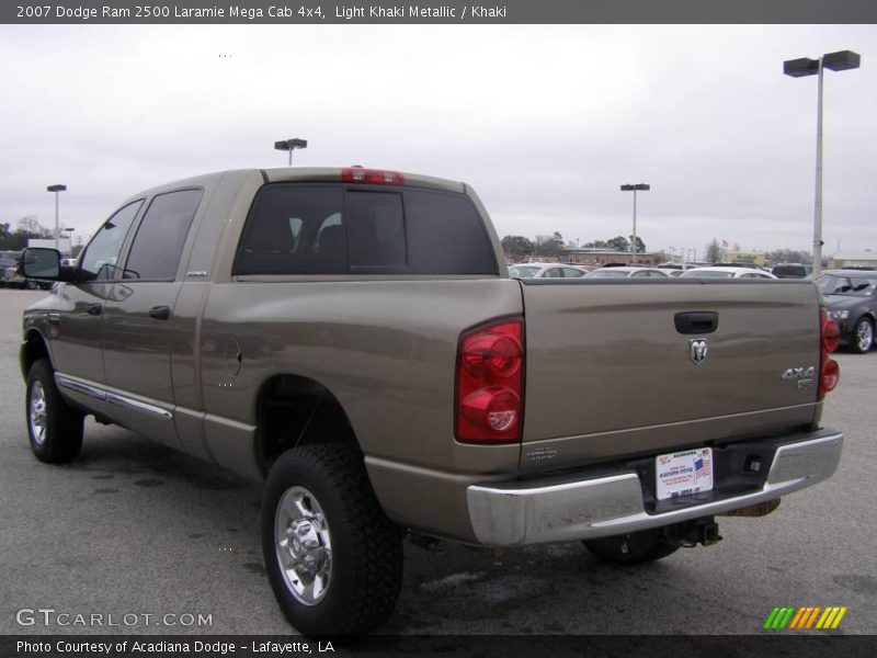 Light Khaki Metallic / Khaki 2007 Dodge Ram 2500 Laramie Mega Cab 4x4