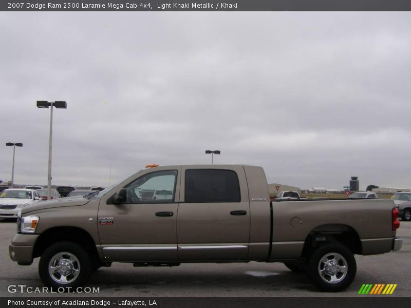 Light Khaki Metallic / Khaki 2007 Dodge Ram 2500 Laramie Mega Cab 4x4