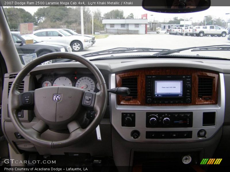 Light Khaki Metallic / Khaki 2007 Dodge Ram 2500 Laramie Mega Cab 4x4