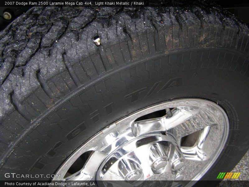 Light Khaki Metallic / Khaki 2007 Dodge Ram 2500 Laramie Mega Cab 4x4