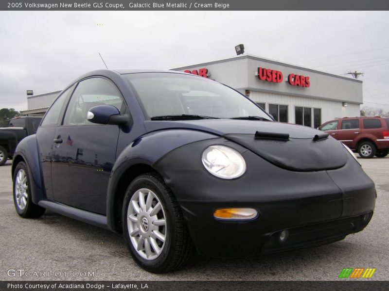 Galactic Blue Metallic / Cream Beige 2005 Volkswagen New Beetle GLS Coupe